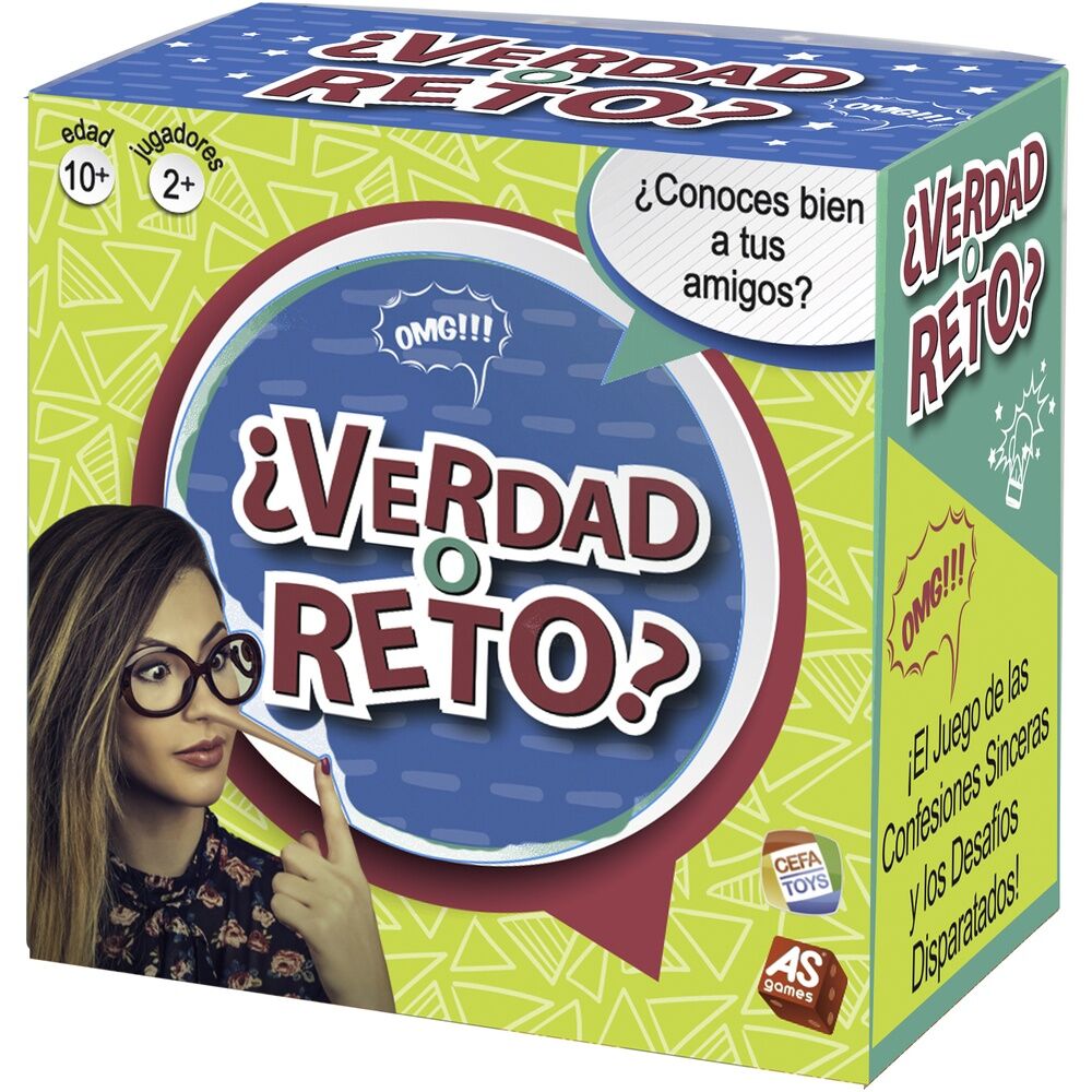 Caja del juego de mesa Verdad o Reto de CEFA TOYS