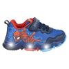 Deportiva azul y roja de Spider-Man con luces en la suela