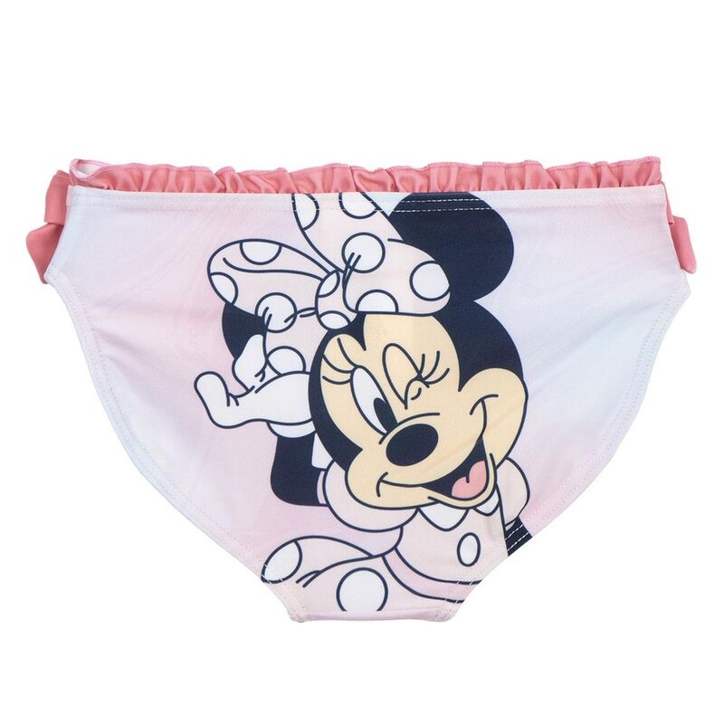 Culetín de baño rosa Minnie Disney con volantes y lazos laterales - 2