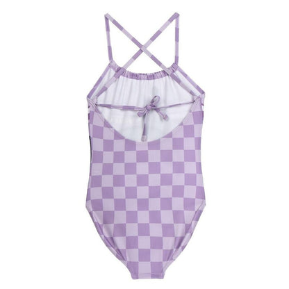 Bañador lila de una pieza con estampado frontal de Kuromi - 2
