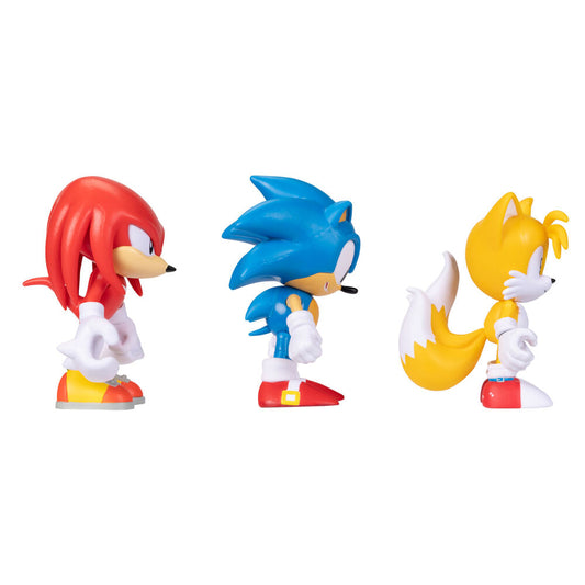 Blíster con figuras Classic Sonic, Knuckles y Tails de 10 cm - 3