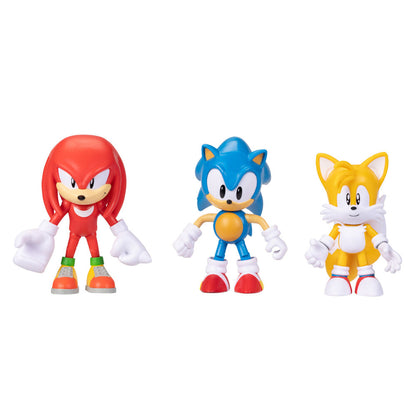 Blíster con figuras Classic Sonic, Knuckles y Tails de 10 cm - 2