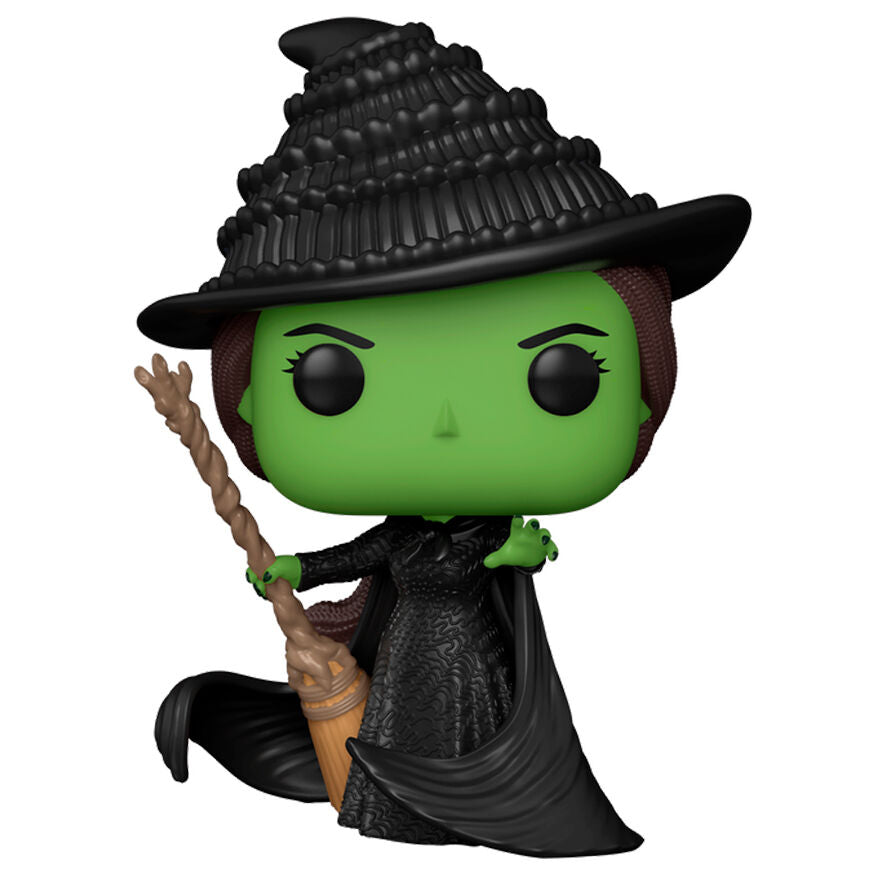 Figura Funko POP! de Elphaba de Wicked con sombrero negro y vara