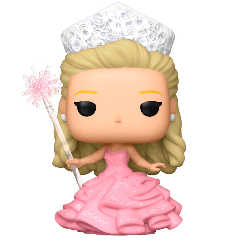 Figura Funko POP! de Glinda con vestido rosa, corona y varita