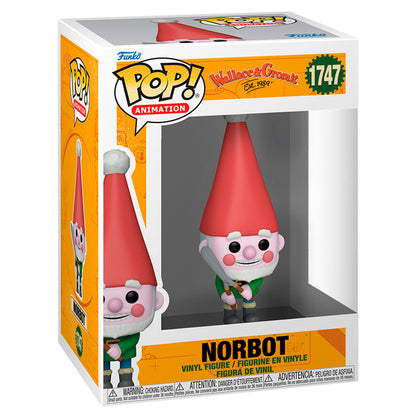 Figura Funko POP! Norbot de Wallace & Gromit en caja