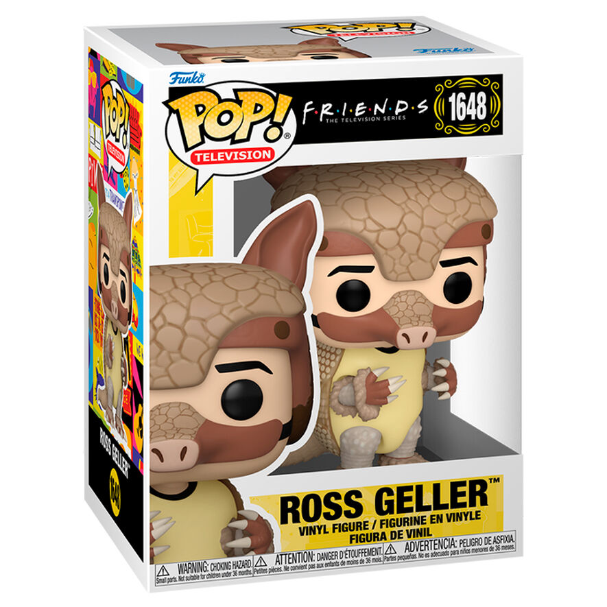 Figura Funko POP de Ross Geller disfrazado de dinosaurio