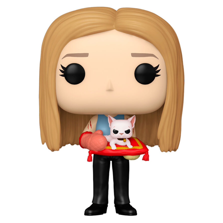 Figura Funko POP! de Rachel Green con un gato blanco - 2