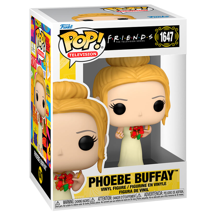 Figura Funko POP! de Phoebe Buffay de Friends con ramo de flores