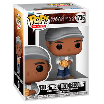 Figura Funko POP! de Ellis Red Boyd Redding con gorra y guante de béisbol