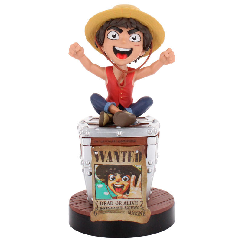Cable Guy de Luffy de One Piece con cartel Wanted