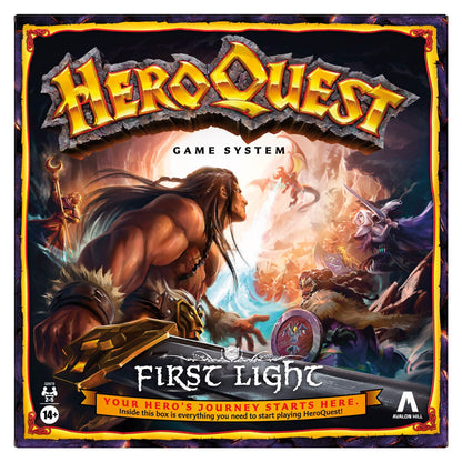 Caja del juego de mesa HeroQuest First Light