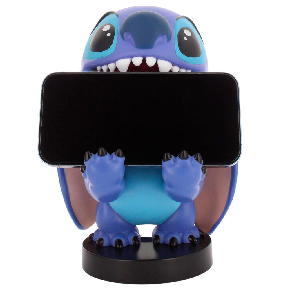 Soporte Cable Guy de Stitch Disney sobre base negra - 3