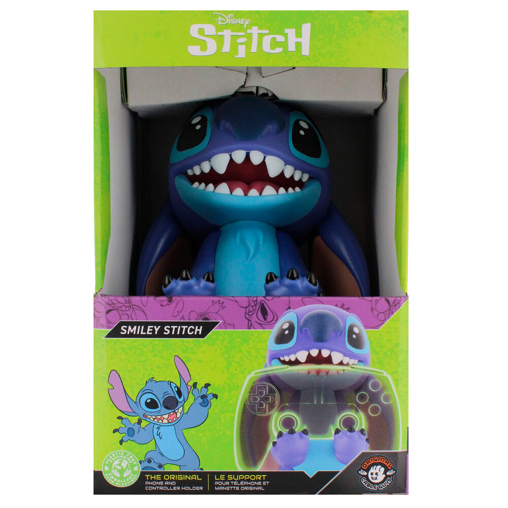 Soporte Cable Guy de Stitch Disney sobre base negra - 13