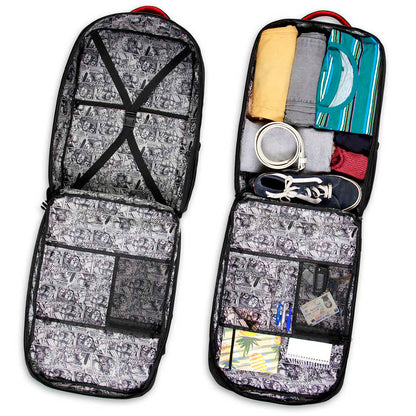 Mochila negra Marvel Comics de 49 cm con varios compartimentos - 5