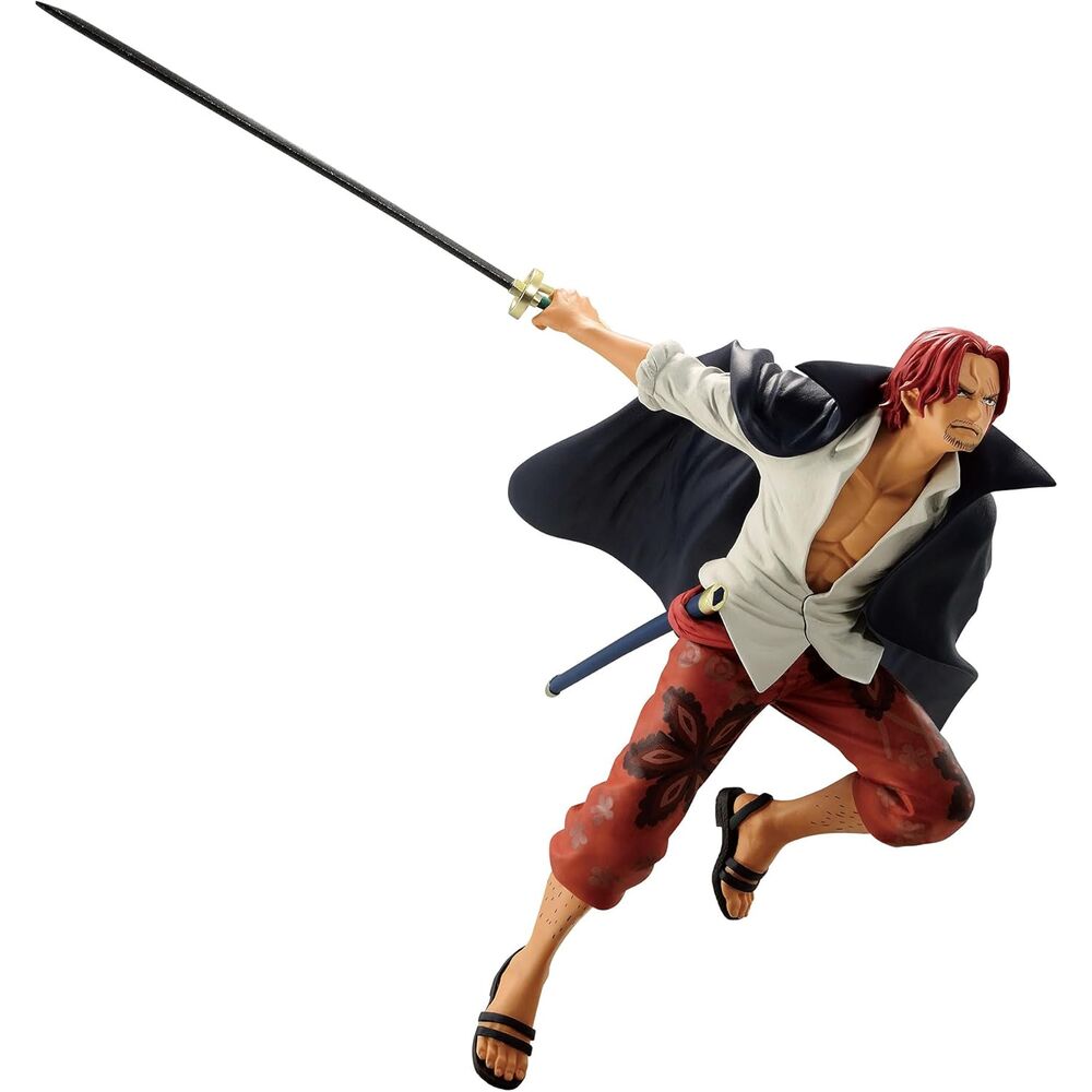 Figura de Shanks de One Piece con espada y capa negra - 3