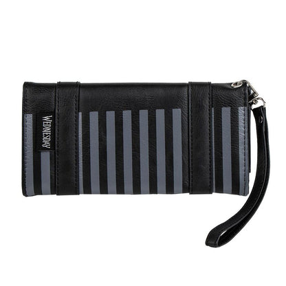 Cartera negra de polipiel Wednesday con escudo de Nevermore Academy - 2