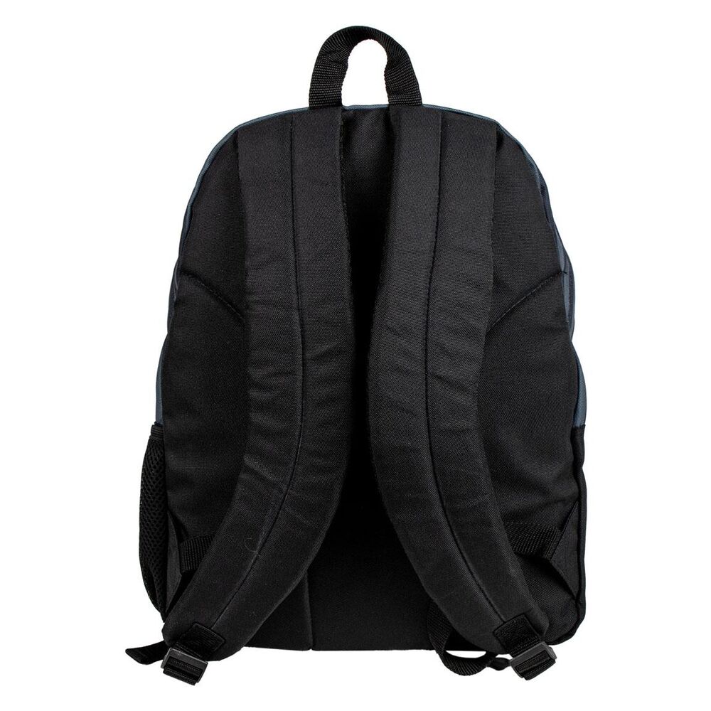 Mochila negra de Miércoles Wednesday con rayas y bolsillo frontal - 2