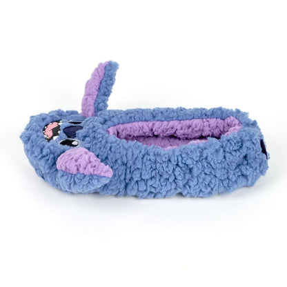 Pantuflas azules de Stitch Disney con detalles rosas - 3