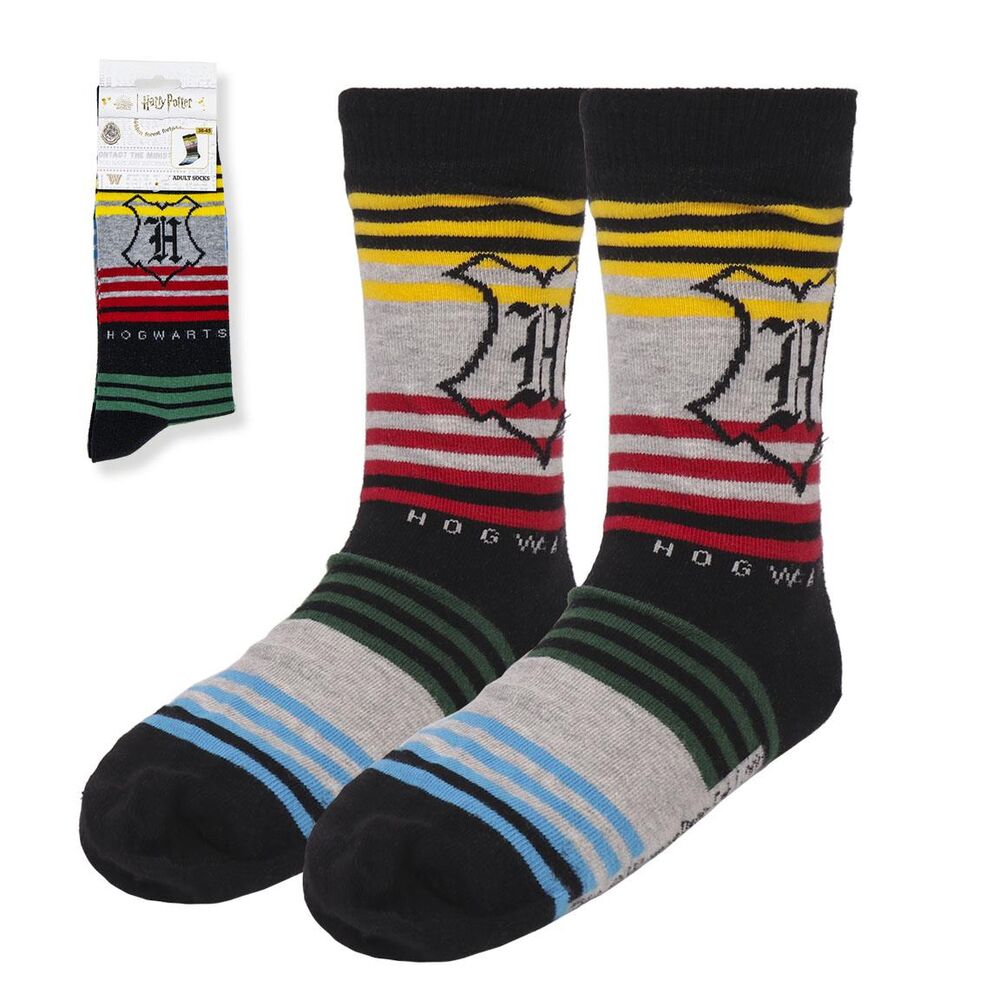 Set de calcetines Harry Potter para adulto con diseño de Hogwarts