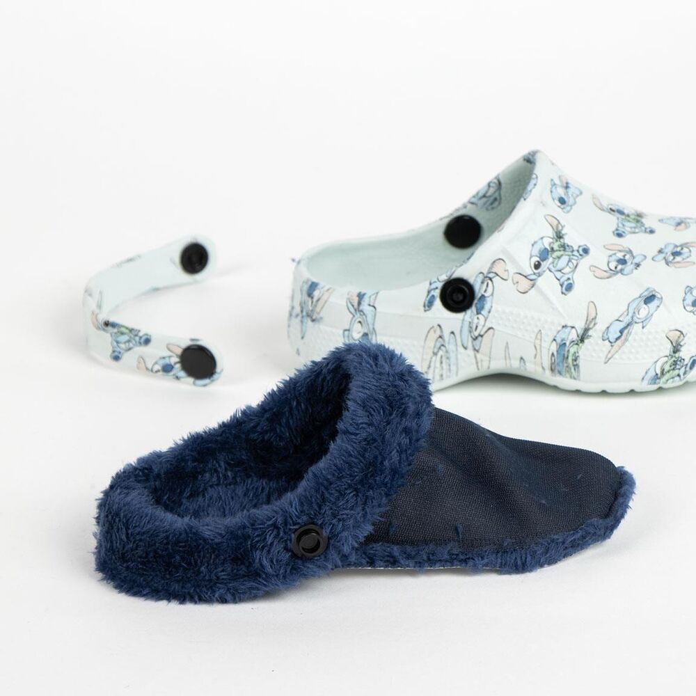 Pantuflas azules de Stitch Disney con tira trasera - 2