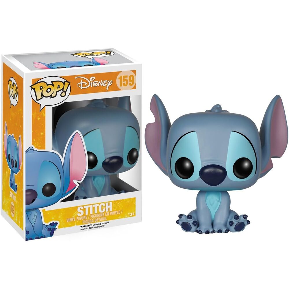 Figura Funko POP! de Stitch sentado en tonos azules - 3