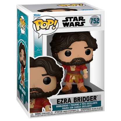 Figura Funko POP! Star Wars Ezra Bridge con sable de luz azul - 2