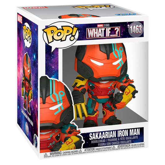 Figura Funko POP! Sakaarian Iron Man de What If...? con armadura multicolor - 2