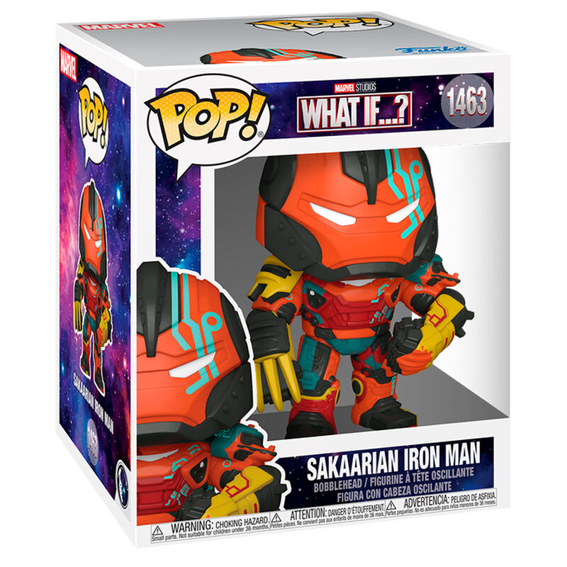 Figura Funko POP! Sakaarian Iron Man de What If...? con armadura multicolor - 2