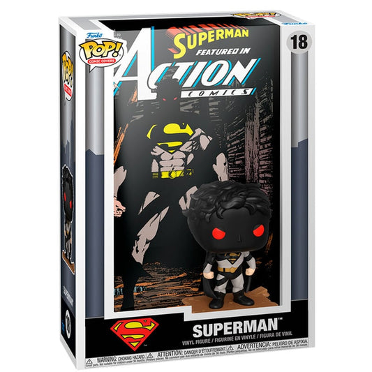 Figura FUNKO POP! Comic Covers Superman número 18 en caja ilustrada