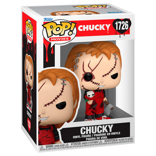 Figura Funko POP! Chucky Valentine con mono rojo Good Guys - 2