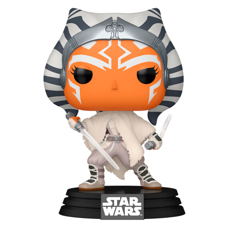 Figura Funko POP! de Ahsoka Tano con dos sables de luz