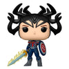 Figura Funko POP! Marvel What If Infinity Captain Carter con escudo y espada