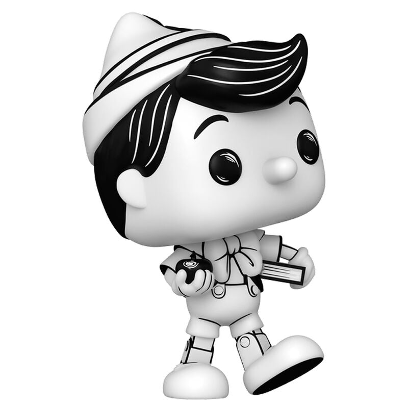 Figura Funko POP! de Pinocho Disney en blanco y negro