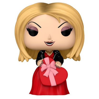 Figura Funko POP! de Tiffany de Chucky con vestido rojo y corazón