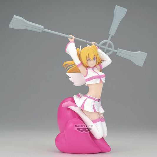 Figura de Liliel Poppin Heart de Banpresto con traje rosa y blanco - 2