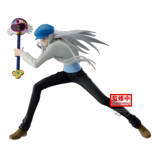 Figura Kcyytt de Hunter x Hunter con bastón y cabello blanco