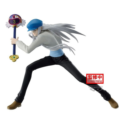 Figura Kcyytt de Hunter x Hunter con bastón y cabello blanco