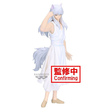 Figura de Youko Kurama de Yu Yu Hakusho con cabello claro, orejas y colas de zorro - 2