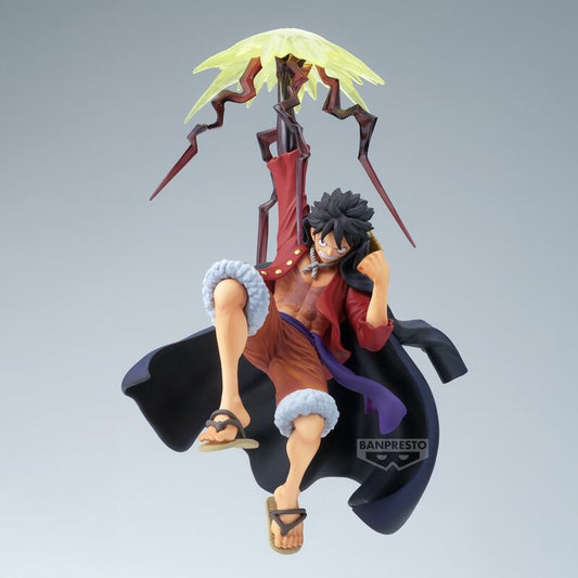 Figura de Monkey D. Luffy Battle Record de One Piece en pose dinámica - 2