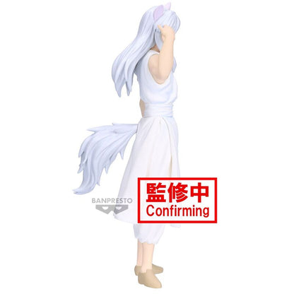 Figura de Youko Kurama de Yu Yu Hakusho con cabello claro, orejas y colas de zorro - 3