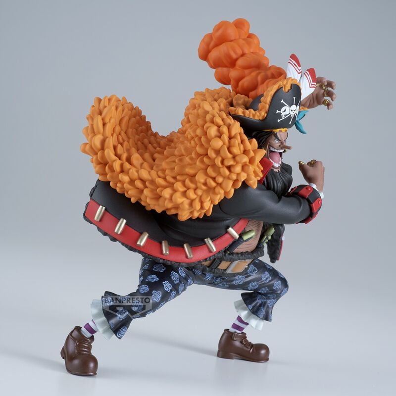 Figura de Marshall D. Teach de One Piece con abrigo naranja - 3