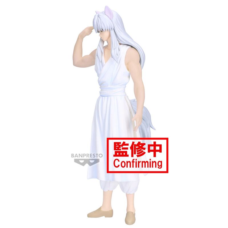 Figura de Youko Kurama de Yu Yu Hakusho con cabello claro, orejas y colas de zorro - 5
