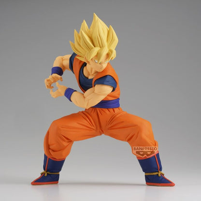 Figura Grandista de Son Goku con uniforme naranja y azul en pose de combate - 5