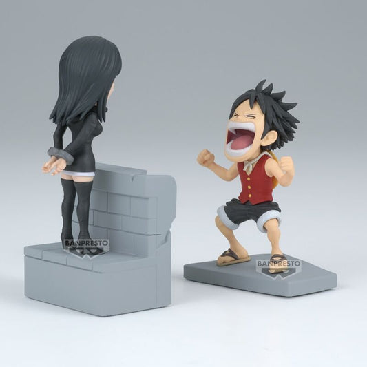 Figura Banpresto de Luffy y Nico Robin de One Piece con base - 6