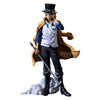 Figura de Sabo de One Piece con sombrero, abrigo y bastón