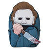Mochila Loungefly de Michael Myers con cuchillo y diseño frontal de Halloween
