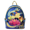 Mochila Loungefly de Tiana y el Sapo con flor de loto