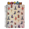 Cuaderno Loungefly de Villanas Disney con espiral y pestañas ilustradas