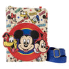 Cuaderno bolso Loungefly Mickey and Friends con Mickey, Minnie y personajes Disney