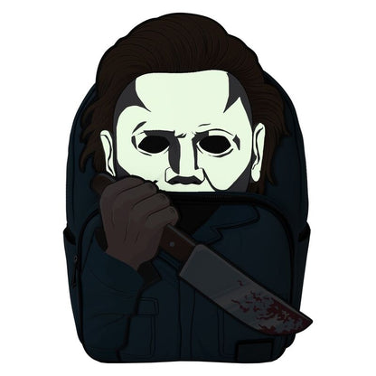 Mochila Loungefly de Michael Myers con cuchillo y diseño frontal de Halloween - 2